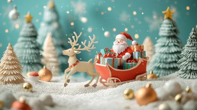 Cute Santa Claus Papercraft