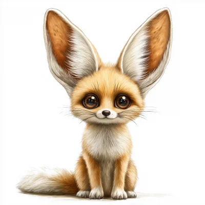 Curious Fennec Fox