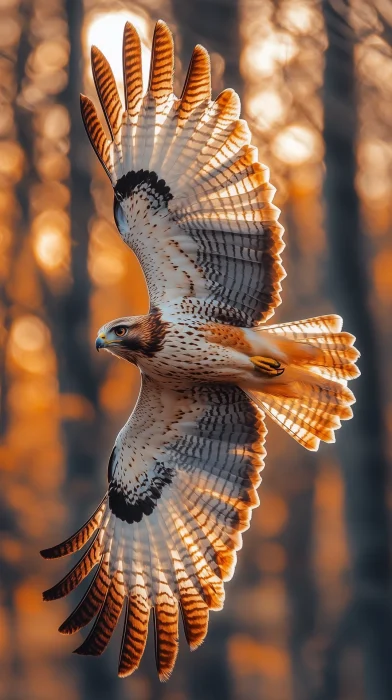 Hawk in Flight