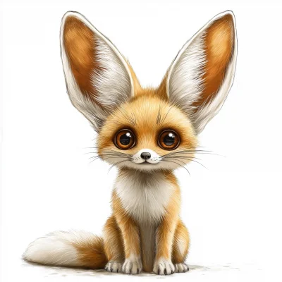 Curious Fennec Fox