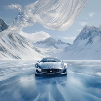 Maserati GT on Ice