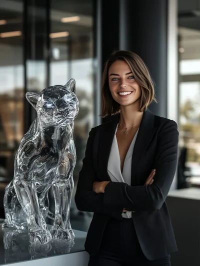 Woman in Modern Office