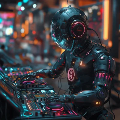 AI DJ Robot in Action