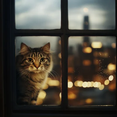 Cat by the Window