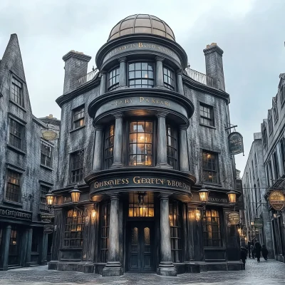 Gringotts Bank Front View