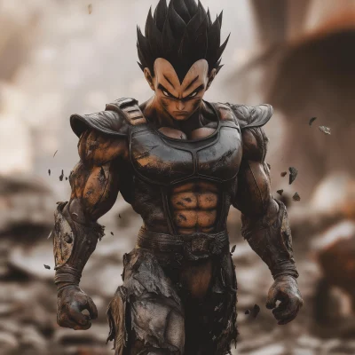 Vegeta in Defeat