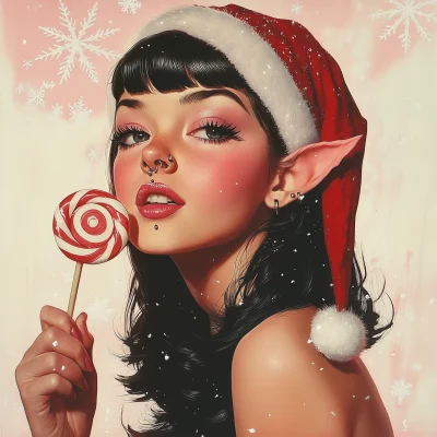 Mischievous Christmas Elf