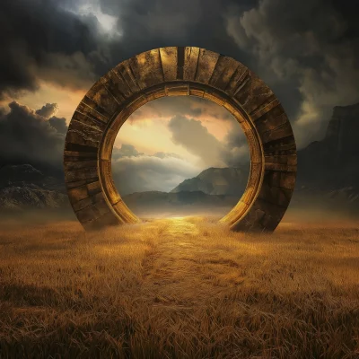 Ancient Golden Portal