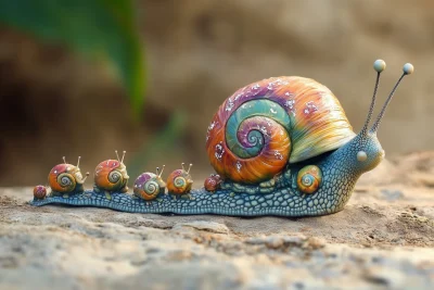 Happy Snail Father Moments