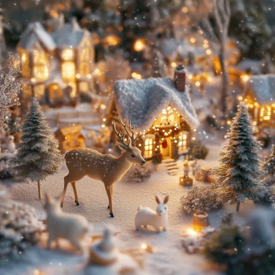 Christmas Forest Village