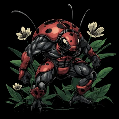 Ninja Ladybug in Action