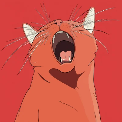 Yawning Cat Animation