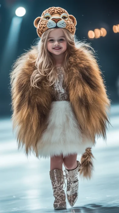 Lion Skin Inspired Coat