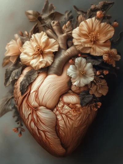 Heart and Flowers