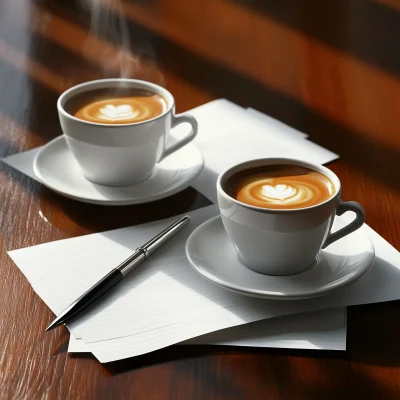 Steaming Espresso Cups