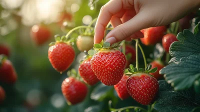 Plucking a Perfect Strawberry