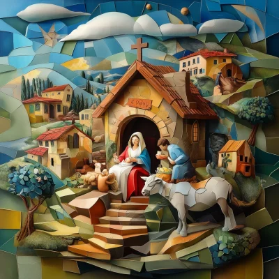 Intricate Christmas Nativity