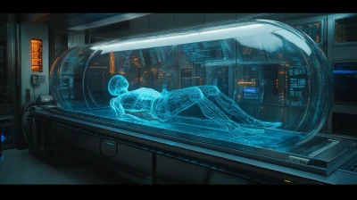 Futuristic Laboratory Scene