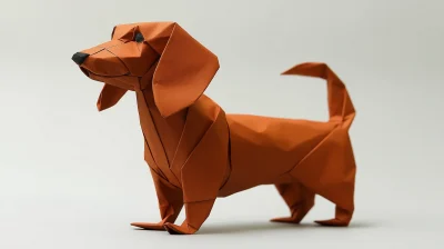 Origami Dachshund