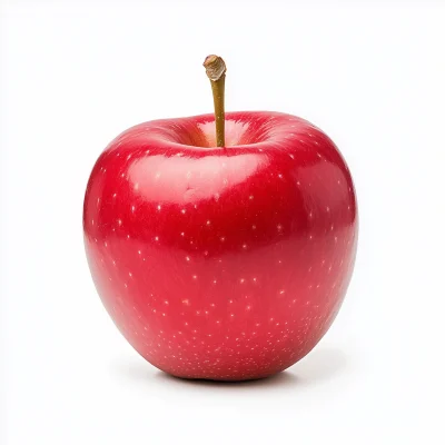 Vibrant Red Apple