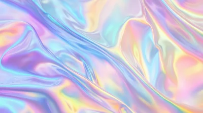 Colorful Pastel Holographic Background