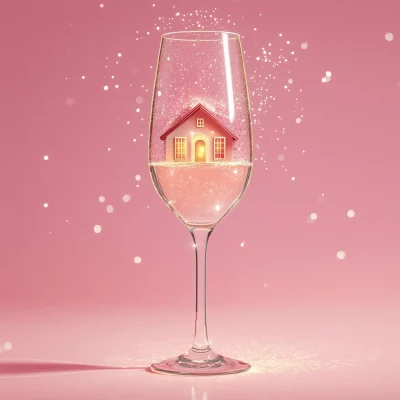 Champagne Glass Fantasy