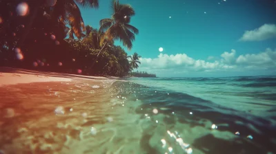 Cinematic Vintage Beach