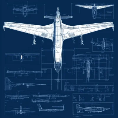 UAV Schematic Blueprint