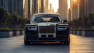 Luxury Black Rolls Royce