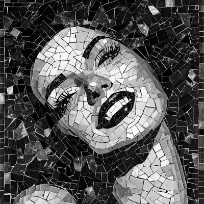 1950s Woman Mosaic