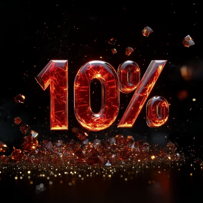 Ten Percent Crystal Inscription