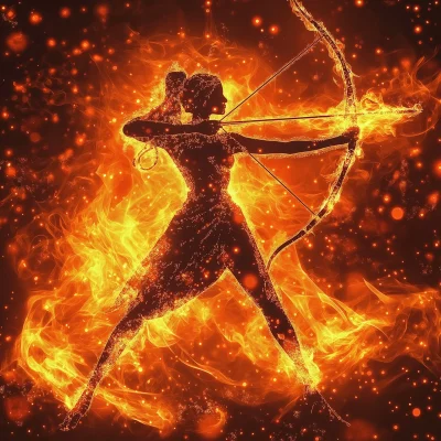 Sagittarius in Fire Writing