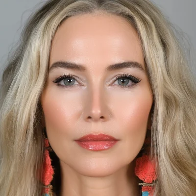 Glowing Model at 45