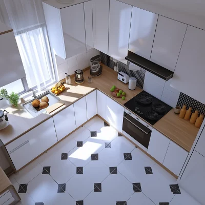 Simple Kitchen Interior