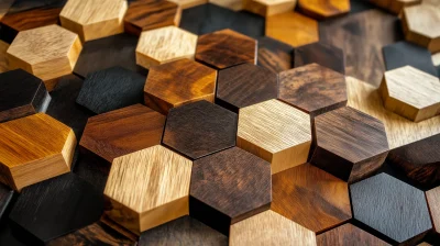 Geometric Wood Wall Art