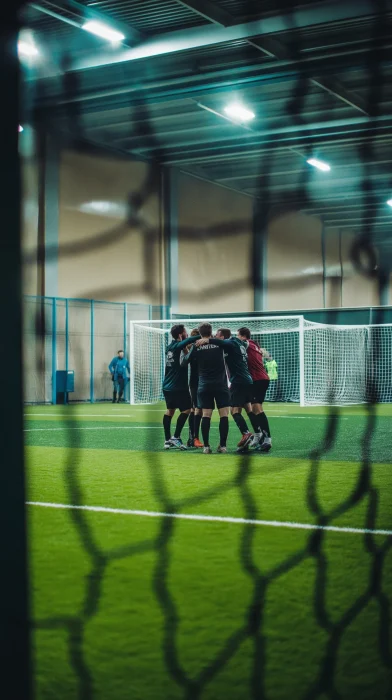 Futsal Team Celebration