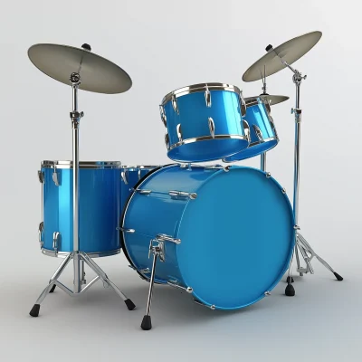 Playful 3D Drum Kit