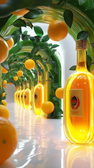 Surreal Citrus Wine Cellar