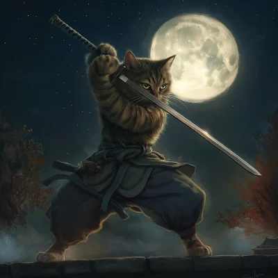 Cat Martial Artist