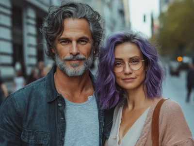 Stylish Couple in the City