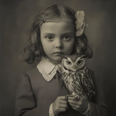 Surreal School Portrait