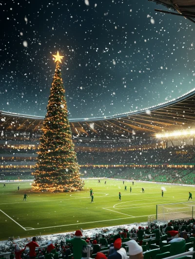 Christmas Soccer at Jeonju Stadium