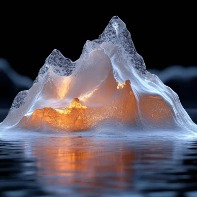 Snowy Glass Mountains