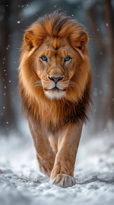 Majestic Golden Lion