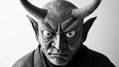 Realistic Oni Yokai Portrait