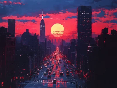 Manhattanhenge View