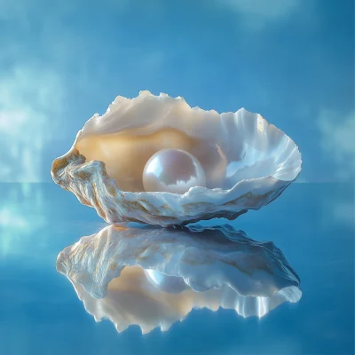 Pearl in Oyster