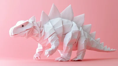 Origami Stegosaurus