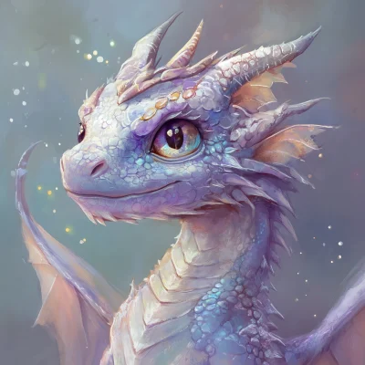 Tiny Faerie Dragon Portrait