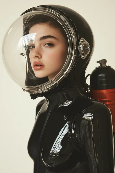 Futuristic Fashion in Space